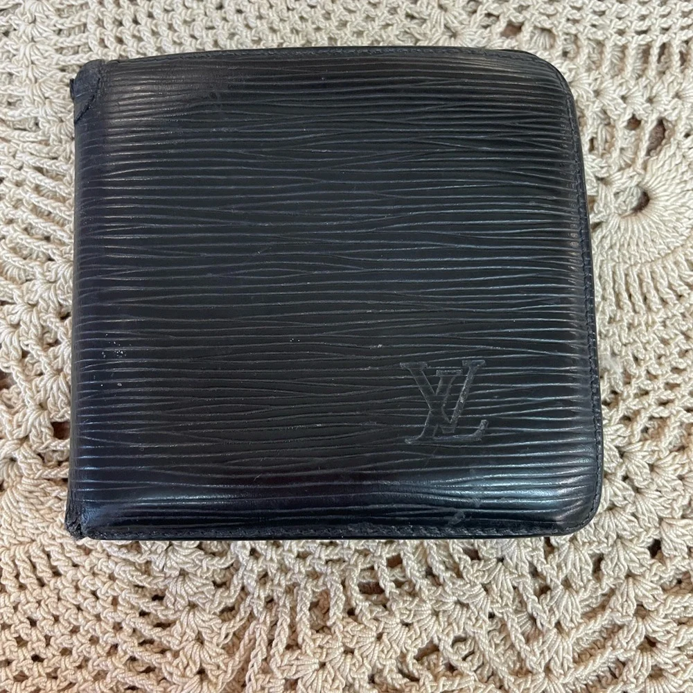 Louis Vuitton Malletier Black Wallet